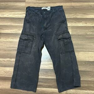Vintage Y2k Levi Cargo Grey Camo Pants